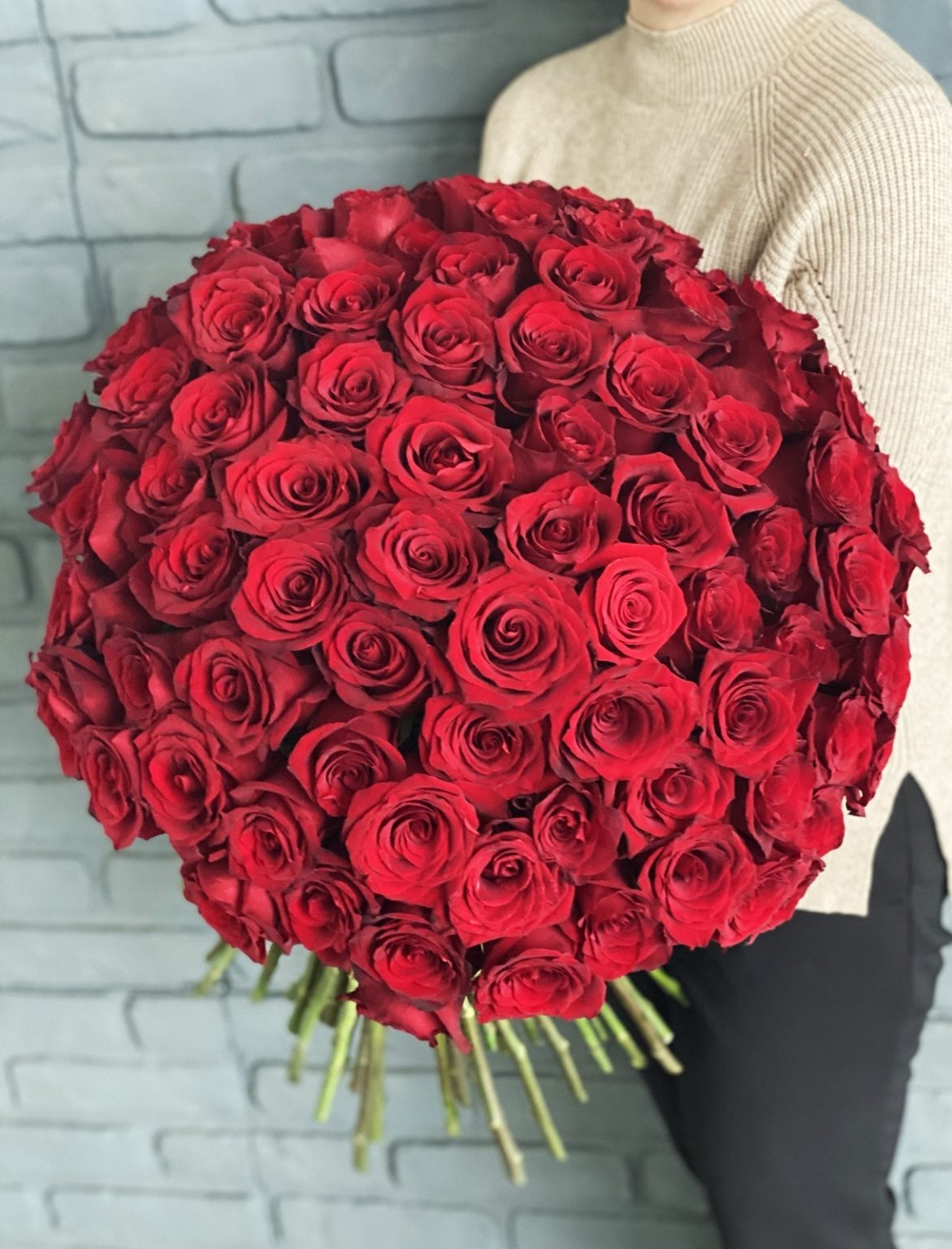 Buchet 89 trandafiri