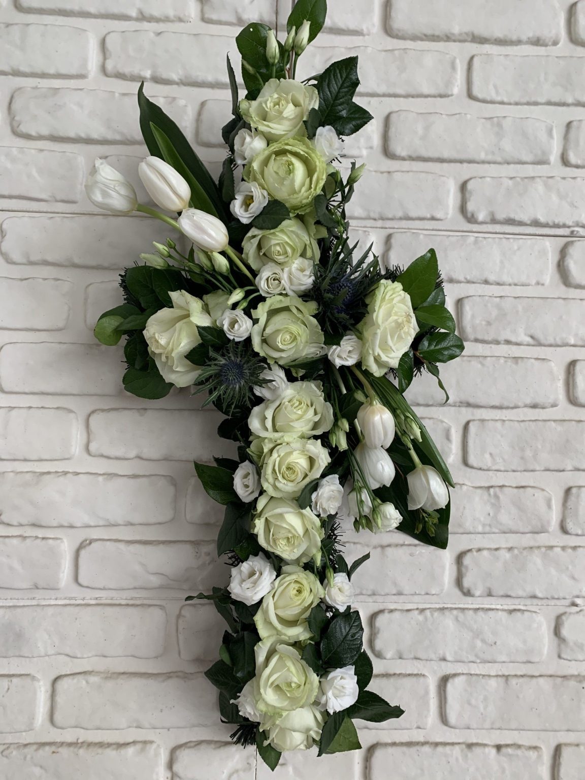Coroana funerara forma cruce C201 — imaginea 2