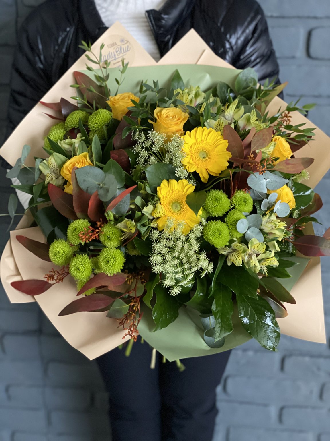 Buchet galben si verde — imaginea 2