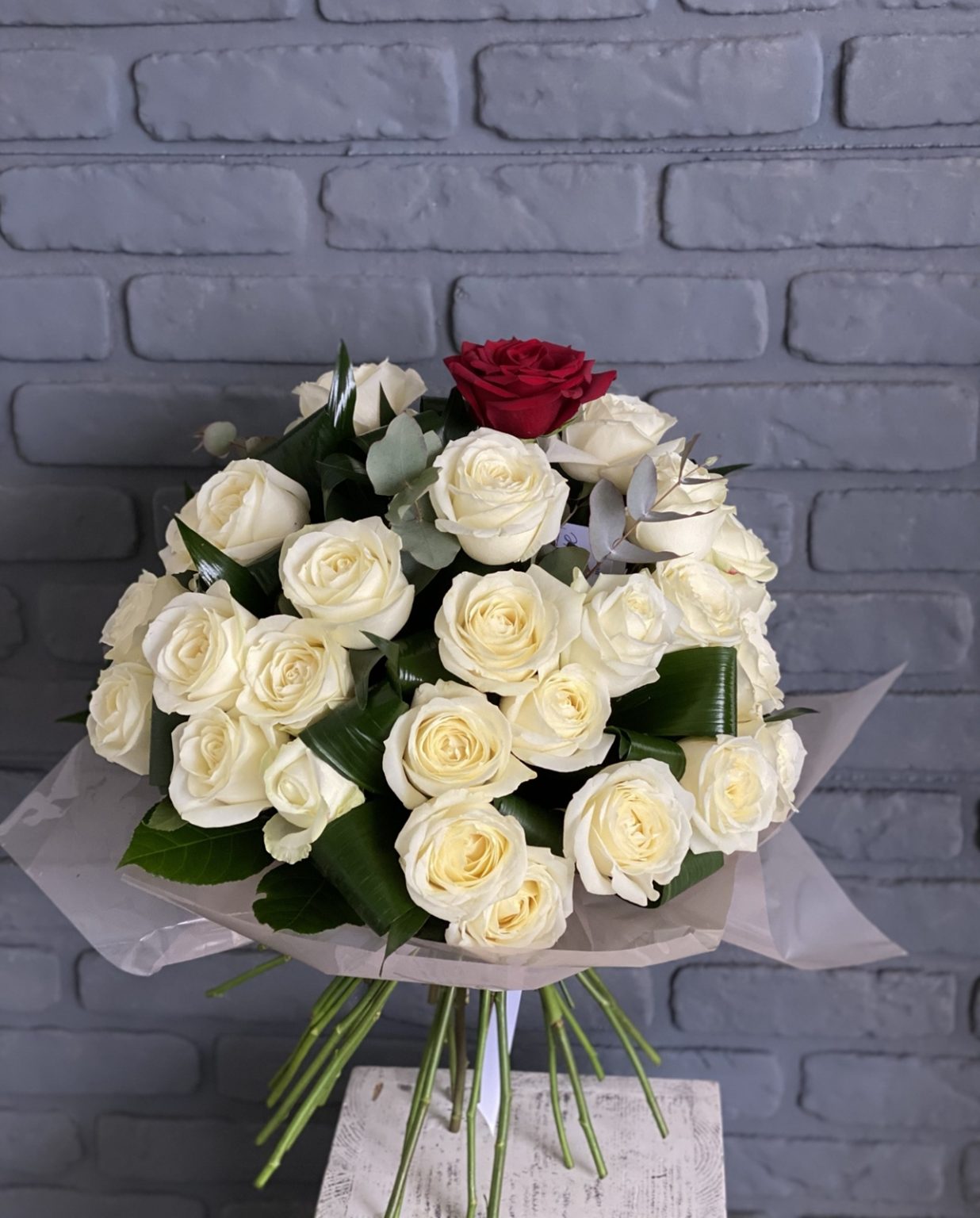 Buchet 35 trandafiri — imaginea 2