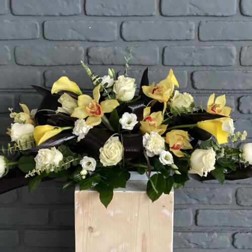 Aranjament Funerar cu Orhidee