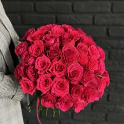 Buchet simplu cu 41 trandafiri