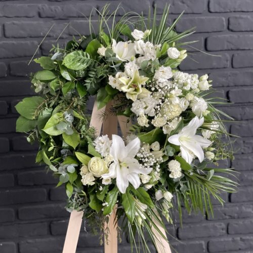 Coronita funerara cu crini