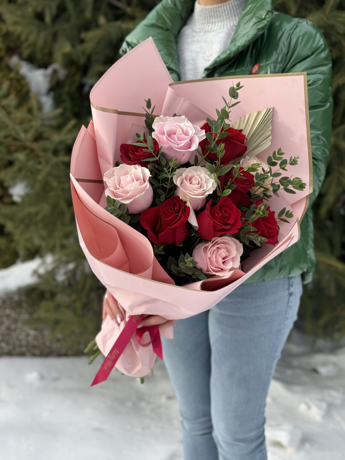 Buchet 11 trandafiri — imaginea 2