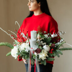 Aranjament floral Dar de Craciun