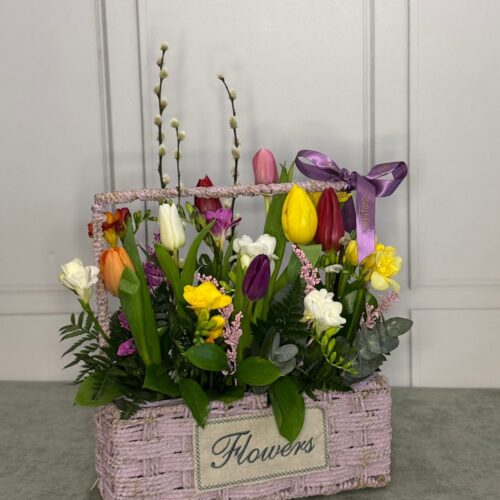 Cosul cu flori Gradina Parfumata