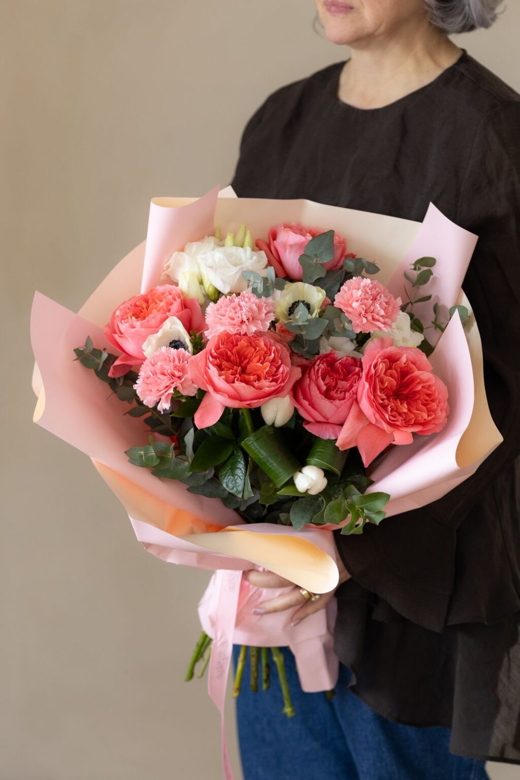 Buchet flori Simfonia roz