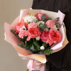 Buchet flori Simfonia roz