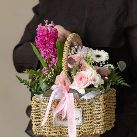 Cos cu flori Armonie Pastel