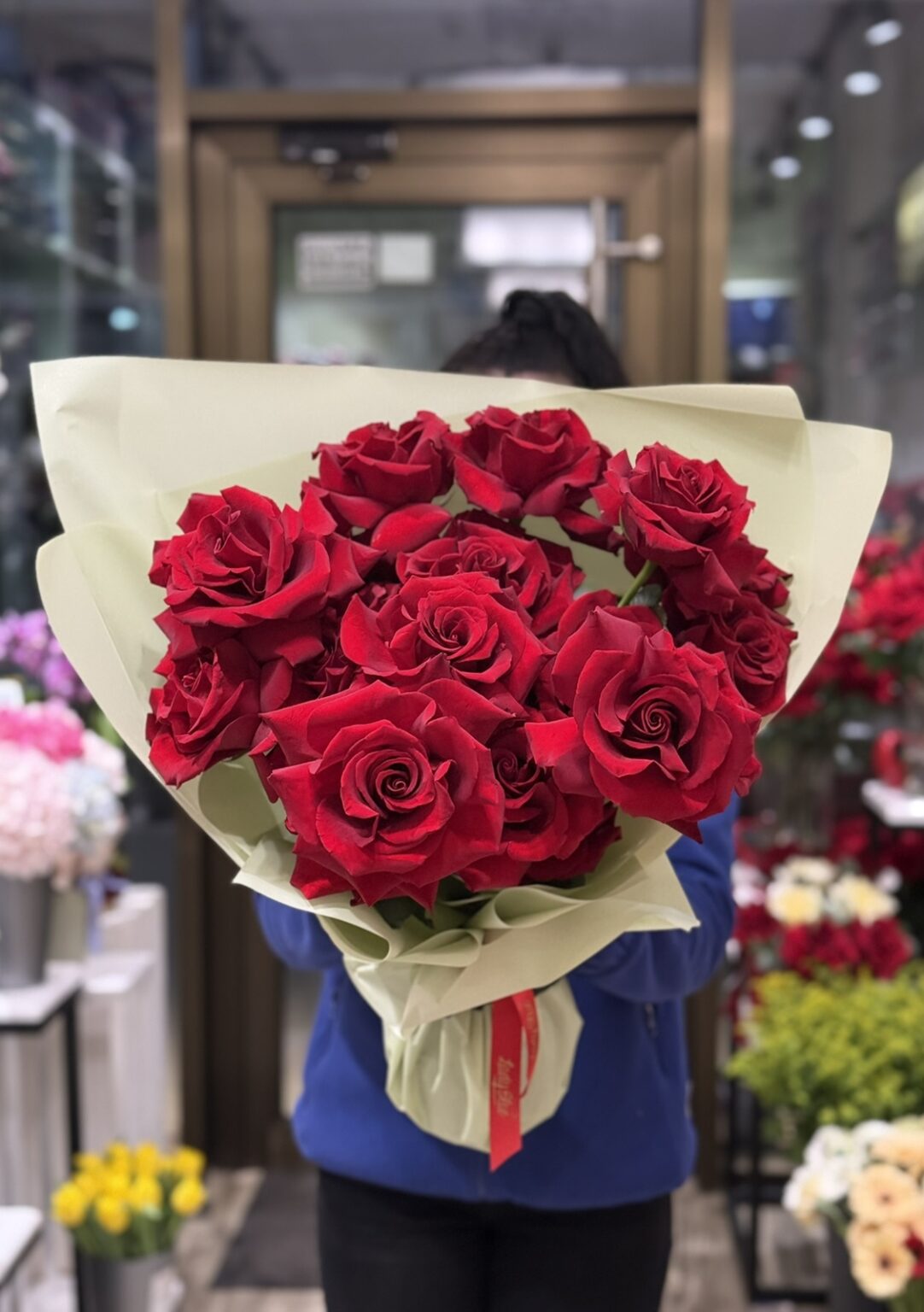 Buchet Simfonie in Rosu