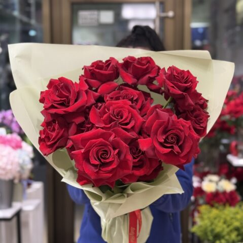 Buchet Simfonie in Rosu