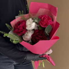 Buchet Bujori Multicolori